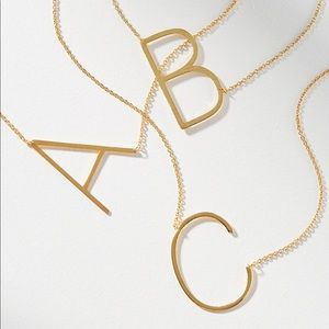 Anthropologie Letter J Necklace